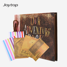 Joytop Wholesale Vintage DIY Scrapbook Set with Stickers and Cards
