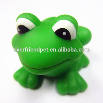 2014 Lovely mechanical dog toy /green frog dog toy