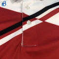 Custom White Red Black Herren Design Polo Shirts