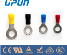 Insulated ring terminal RVS5.5-4