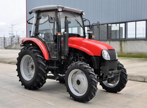 Direct Injection 4wd Traktor Pertanian Beroda 70hp