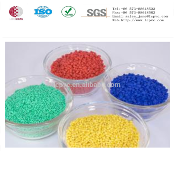 colorful PVC granules/compound for cable / frame/ trim strip