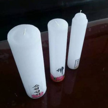 Korea Withe Temple Buddhist Pillar Spiritual Prayer Candle