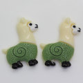 Popolare mini charms in resina a forma di alpaca per la decorazione del giocattolo fai da te perline melma bambini camera da letto ornamenti decorazione del telefono