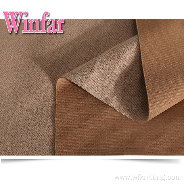 Polyester Spandex Stretch Scuba Suede Cloth Fabric