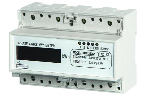 DIN-Rail montage drie fase elektronische LCD Display energie Meter