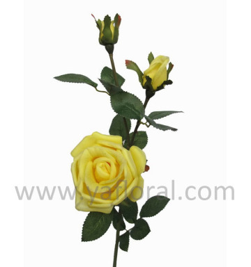 2017 hot sell rose flower artificial flowers long stem