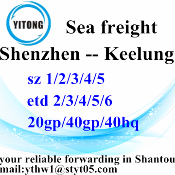 เซินเจิ้น Ocean Freight ตัวแทนไป Keelung