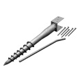 Galvanized U-Type Ground Screw Post Anchor For Fence