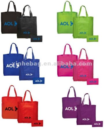 Folding snap non woven bag