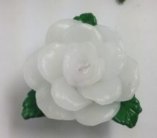 Paraffin wax flower shape candles