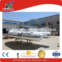 Luxury big aluminum hull north pak inflatable boat