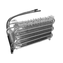 Pastry refrigerated display case evaporator
