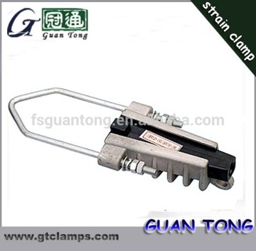 Wedge type strain clamp lifting clamps