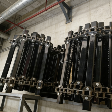 Agricultural Steel Pintle Chain Conveyor Chain for Granular Fertilizer Spreader Machine