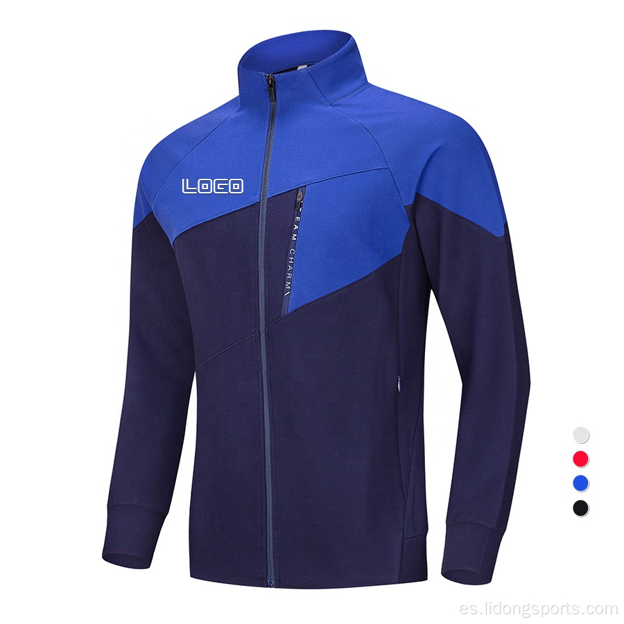 Personalizado su diseño Running Training Sports Jacket Men