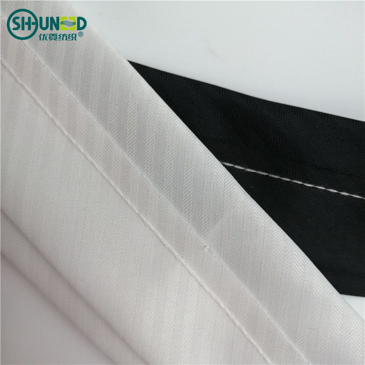 High Quality Herringbone/Fishbone Custom Trousers Polyester Elastic Waistband for Printed Waist Band Pants