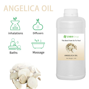 Aceite de extracto de raíz de Angelica dahurica pura para masajes para masajes