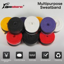 Queshark Professional 10 Pcs Colorful Coated Tennis Overgrips Badminton Grips Breathable Tennis Racket Tapes Rod Sweatbands