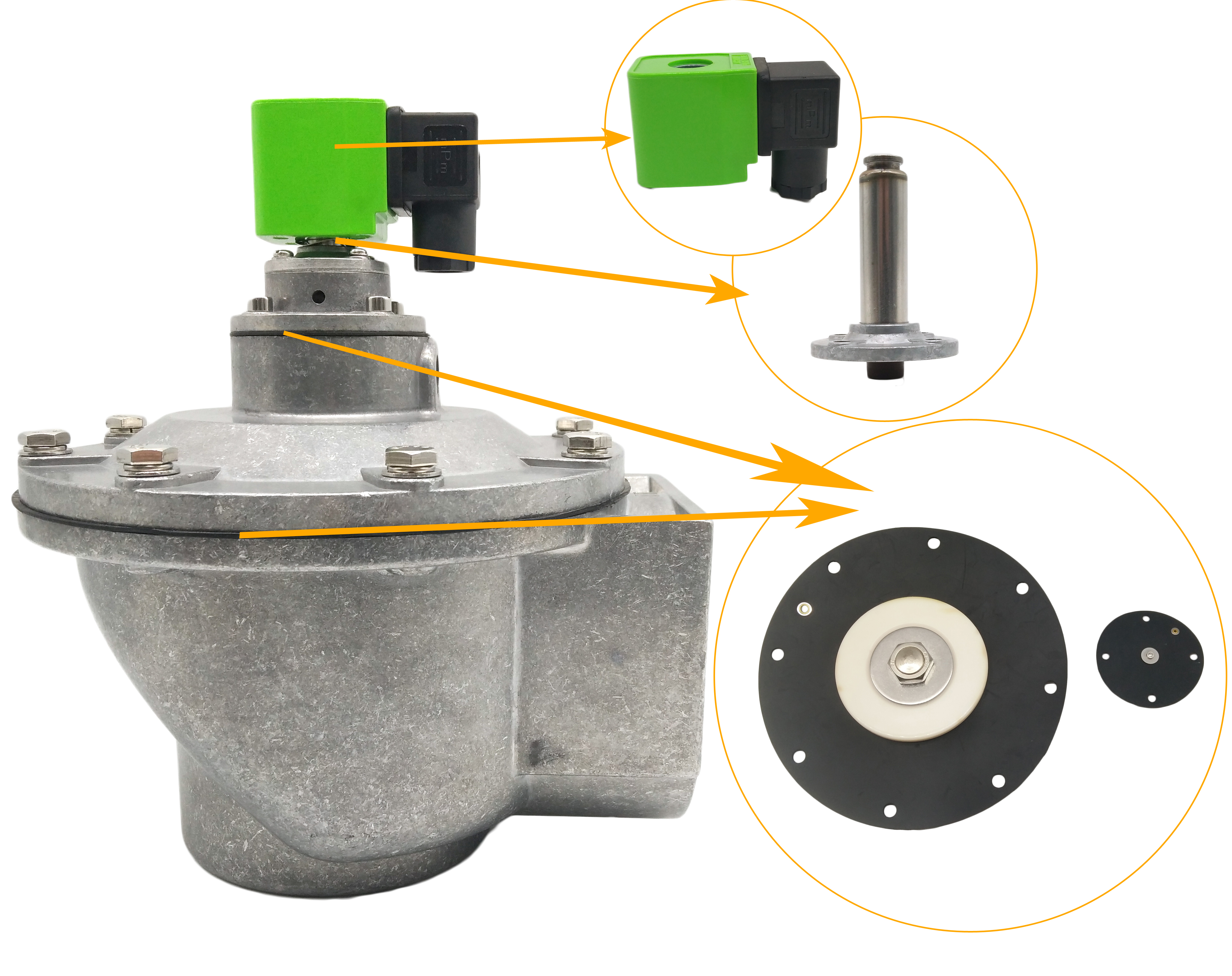 Deconstruction of DMF-Z-62S Electromagnetic Pulse Valve For Dust Collector