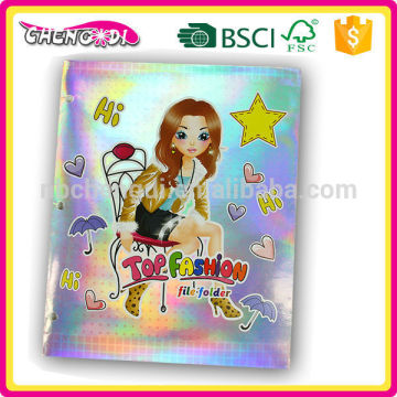 super style laser lamination paper type stationery file