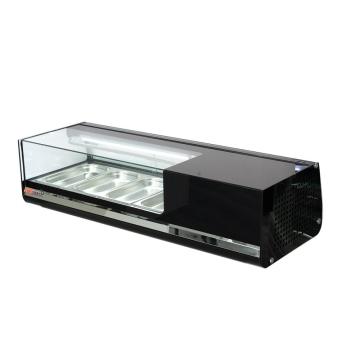hoshizaki sushi cooler counter top sushi display freezer