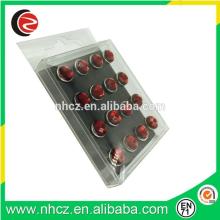 Dark Red Acrylic Diamond Push Pin