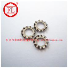 Stainless Steel 304&316 Toothed Lock Washer with external teeth
