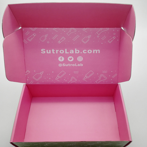 OEM Colorful Corrugated Paper Red Packaging Boxes