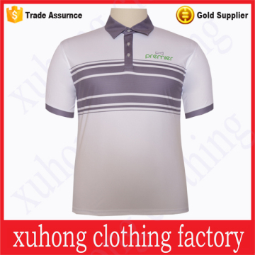 Dri fit polo shirt with stripes