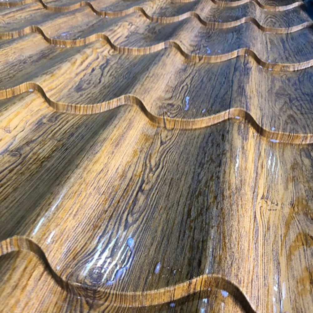3D деревянные крыши PPGI 3d wood ppgi roofs