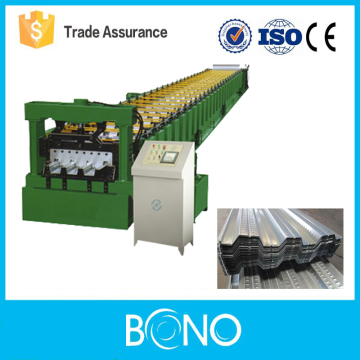 Deck plate roll forming machines