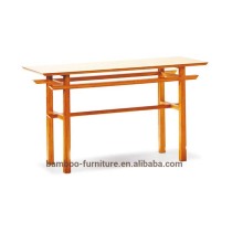 Modern Lotus Living Room furniture with Coffee&End tables Natural Color Bamboo living room furniture New Design Tables