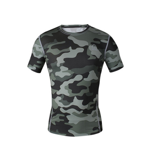 Bodybuilding Custom Men sublimated fitness shirt