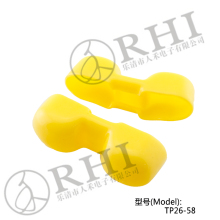 Double linked battery connector caps