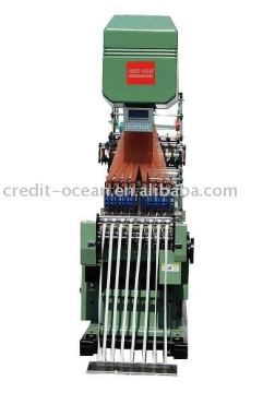 Electronic jacquard shuttleless needle loom