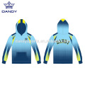 Benutzerdefinierte sublimierte Ombre College Hoodies