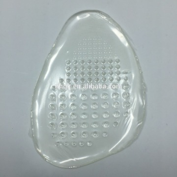 High heels silicone gel forefoot pad Footcare Pu Gel Massage Anti-slip Pad Forefoot Cushion
