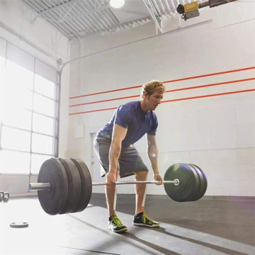 2.2m Barra olímpica recta para el entrenamiento de gimnasia Fitness