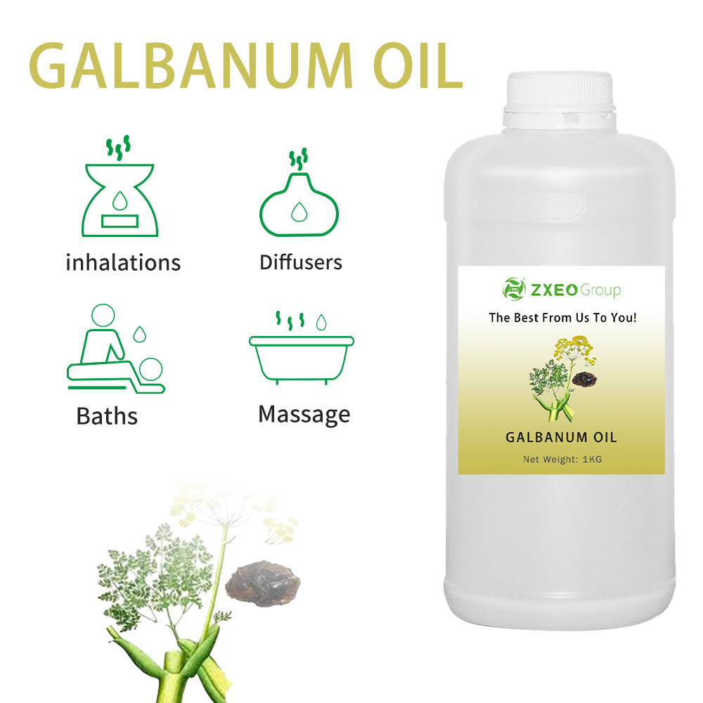 น้ำมันหอมระเหย Galbanum บริสุทธิ์ 100% การกลั่นด้วยไอน้ำ natrual