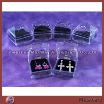 Small  Fine Acrylc/Lucite Jewelry/Earring Holder/Display Box