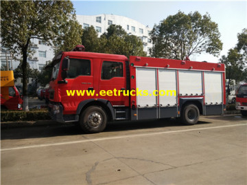 9000L Water Foam HOWO Fire Trucks