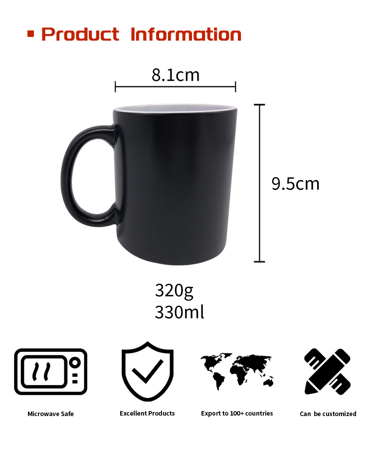 New product personalized 11oz sublimation color change mug