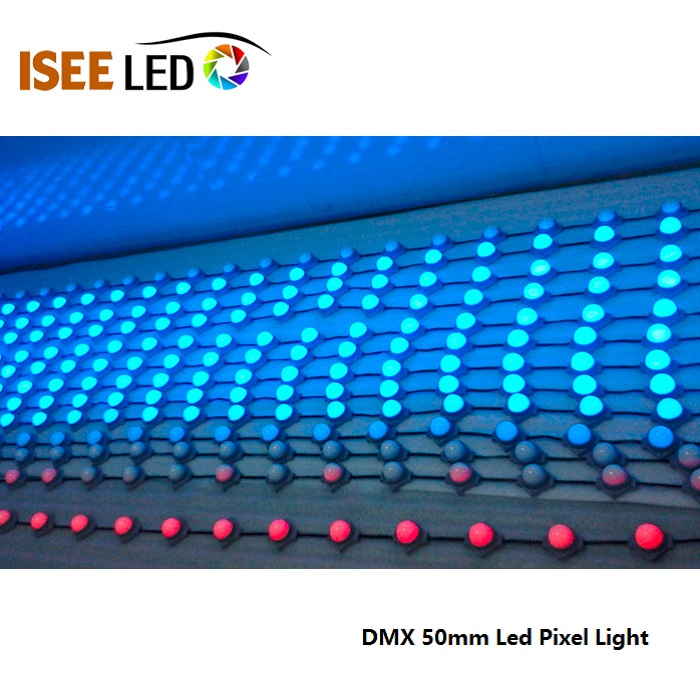 50mm LED RGB DMX DOT tuled