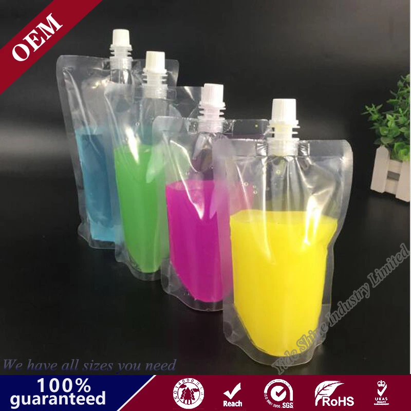 Standing up Suction Nozzle Bag for Jelly and Juice