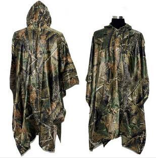 Extra Large Woodland Rain Poncho