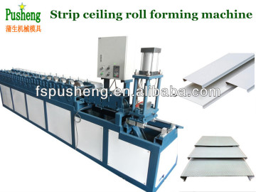 Aluminum metal strip ceiling making machine