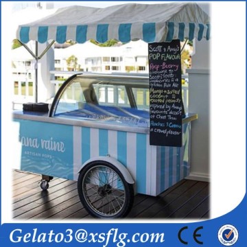 Gelato push cart,ice cream push cart