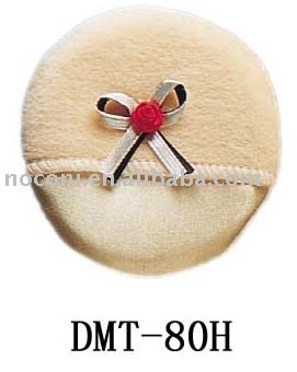 2013 hot sale makeup puff/cosmetic puff with ribbon