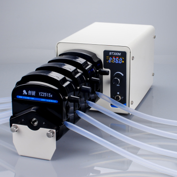 Liquid metering peristaltic pump